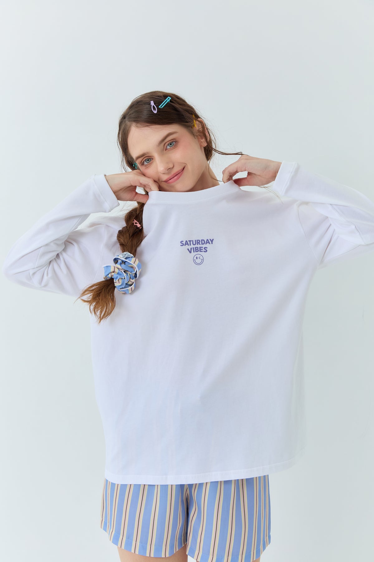 Long Sleeves T-shirt SATURDAY