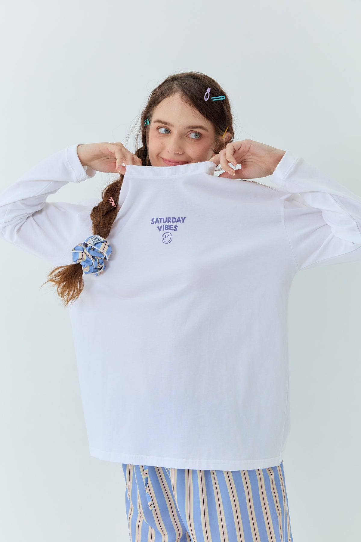 Long Sleeves T-shirt SATURDAY