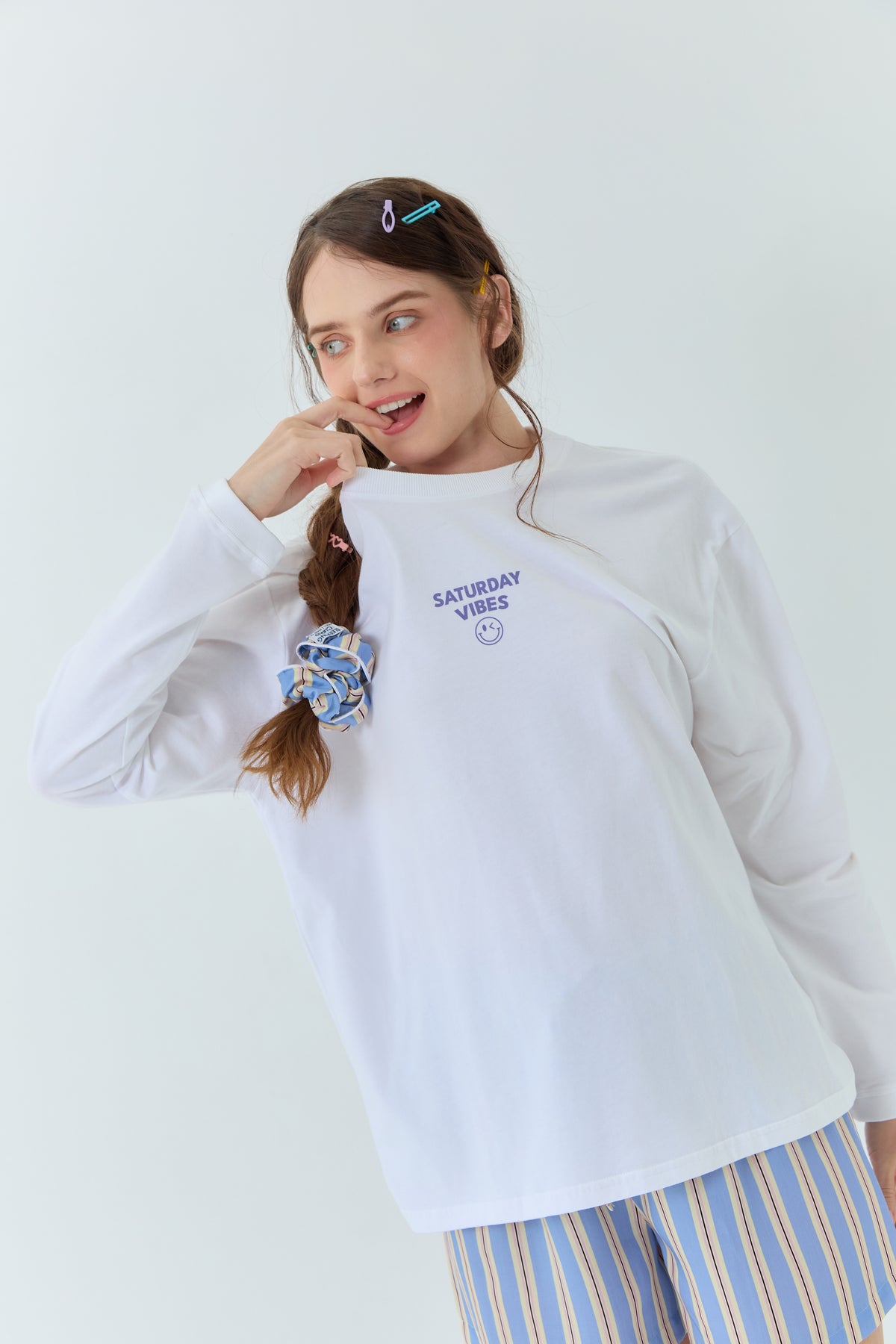 Long Sleeves T-shirt SATURDAY
